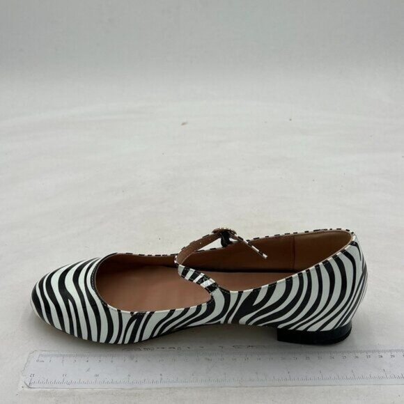 FYS Women Round Toe Mary Janes Cute Slim Strap Ballet Flats Comfy Walking School - Picture 2 of 8